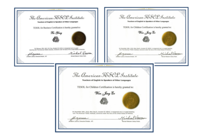 TESOL国际专家英语教师资格证